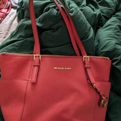 Michael Kors Purse Coral