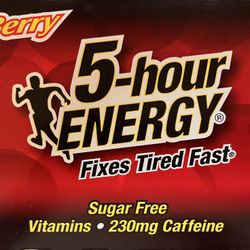 NIB 5 Hour Energy Extra Strength 12pk, Berry 