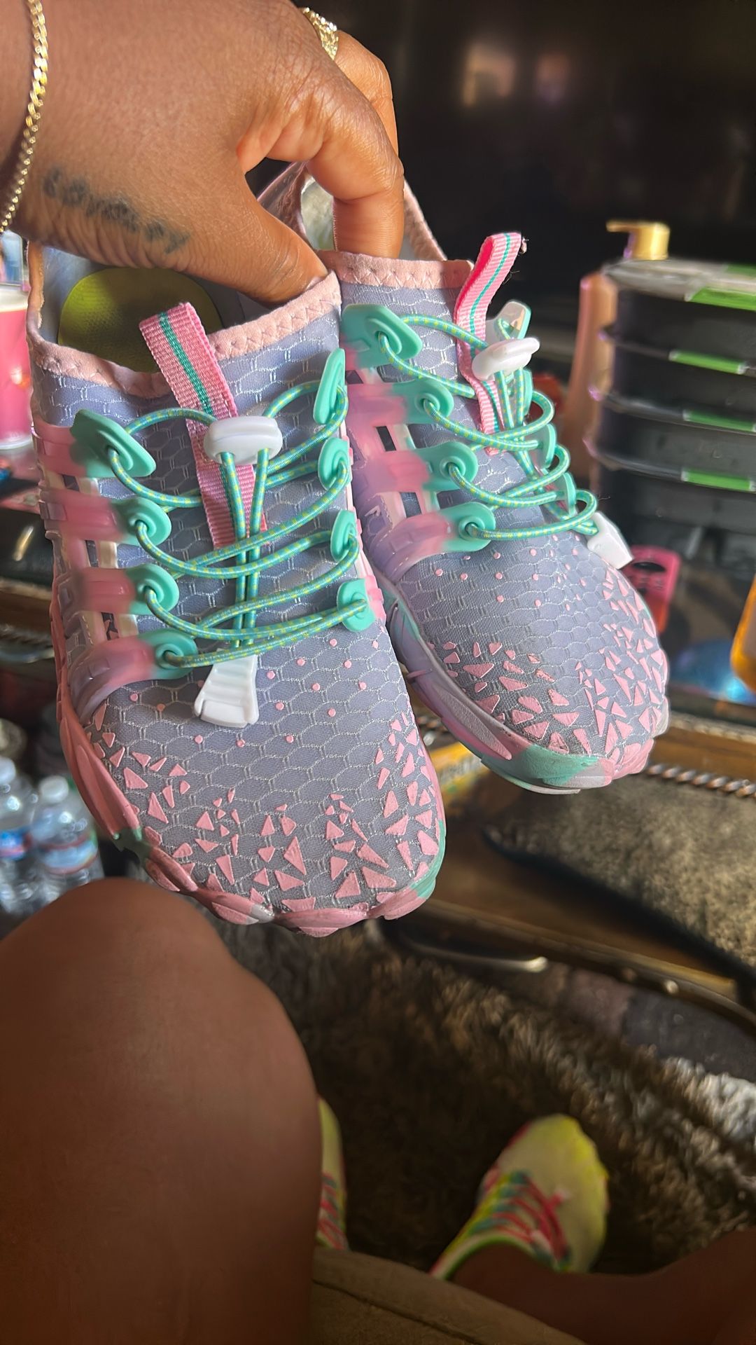 Water Swim Shoes Size 5 Worn By 8 Year Old 2 Times