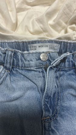 Wide leg jeans