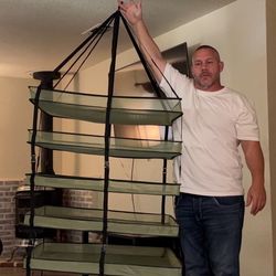 Square Mesh Drying Rack 