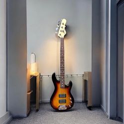G and L Tribute JB Electric Bass Guitar 3-Tone suburst 