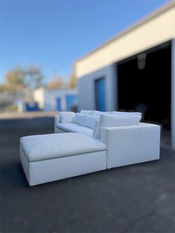 West Elm Harmony Modular 3-Piece Sectional Sofa Delivery Available