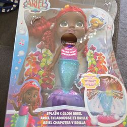 Ariel Splash And Glow Doll