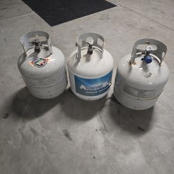 Propane tanks empty