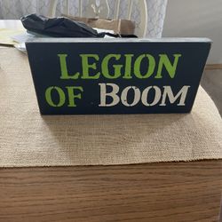Seahawks Wood Sign 