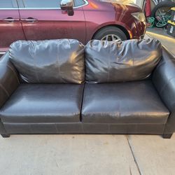Ashley Furniture Leather Sofa Couch
