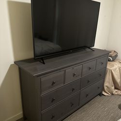 MOVING - Gray Dresser 5 Feet By 20 Inches