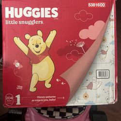 Size 1 Huggies/204 Diapers