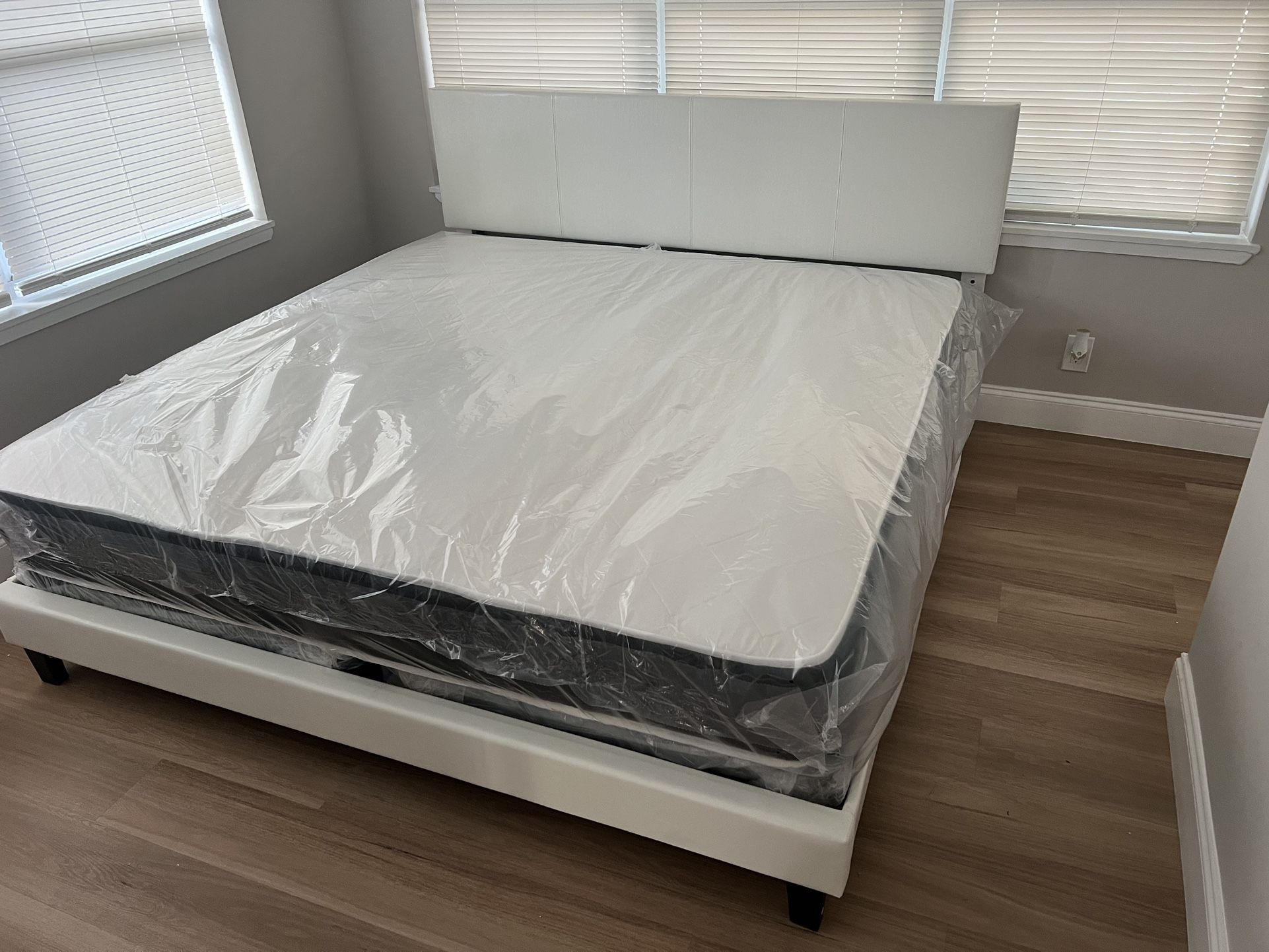 King Size Bed Frame With Mattress All New Furniture And Free Delivery