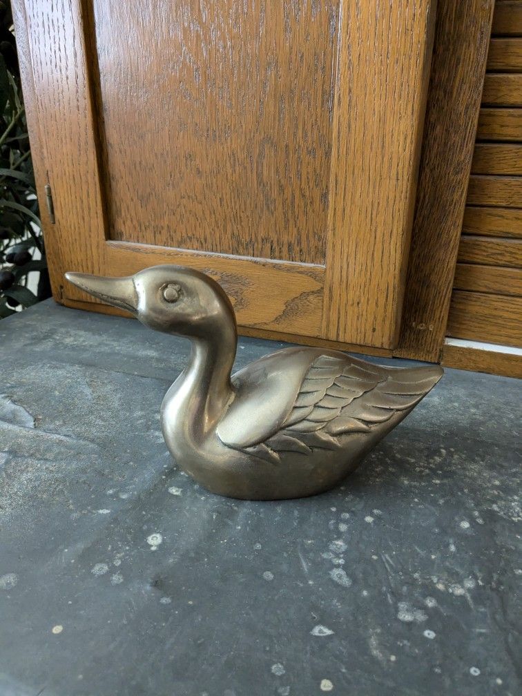 Small Brass Duck