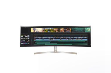 LG 49WL95C-W 49 Inch 32:9 UltraWide Dual QHD IPS Curved LED Monitor with HDR 10