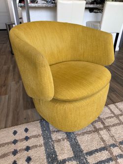 West elm swivel chair