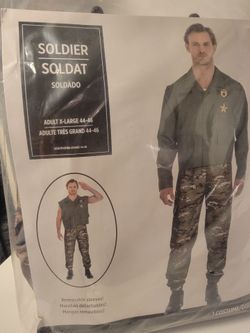 Amscan Soldier Costume in adult extra-large