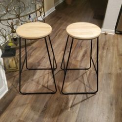 2 Bar Stools For Sale 