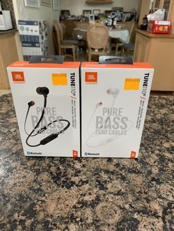 JBL Wireless Headphones 205 Bt And 110 Bt Either White Or Black