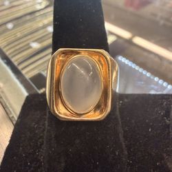 14KT Men’s Ring W/ Clear Stone 42711-1