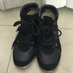 ISABEL MARANT WOMEN’S  WEDGE SUEDE  & LEATHER SNEAKERS SIZE 39