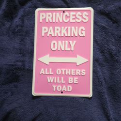 Metal Sign For The Princess In Your Life 💓💗🩷