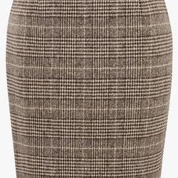 Women’s Wool Midi Skirt, Size S