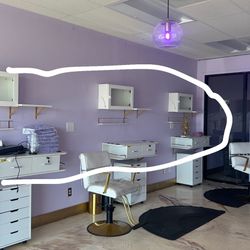Floating Desk & Cubbies For Sale