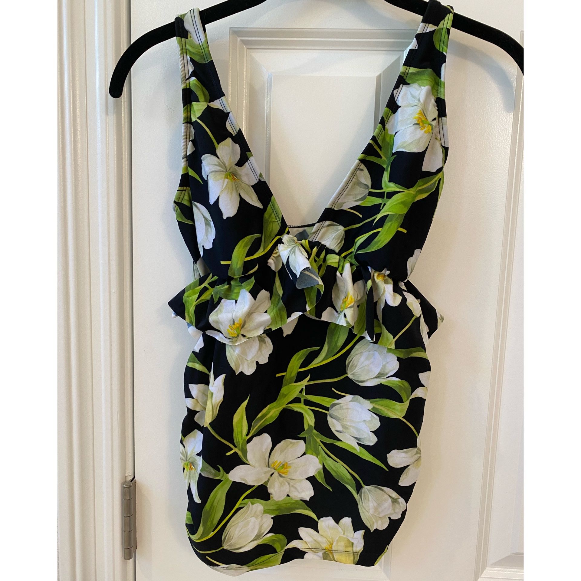 Floral Bathing Suit Top
