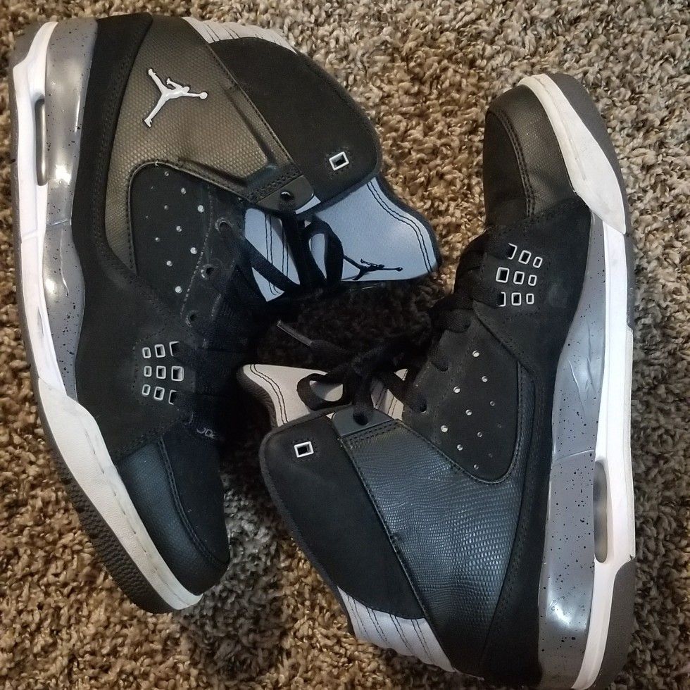 Nike Air Jordan SC-1 Mens Basketball Shoes Black/Gray Size 12 US