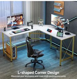 Modern L Shaped Desk - Great Condition