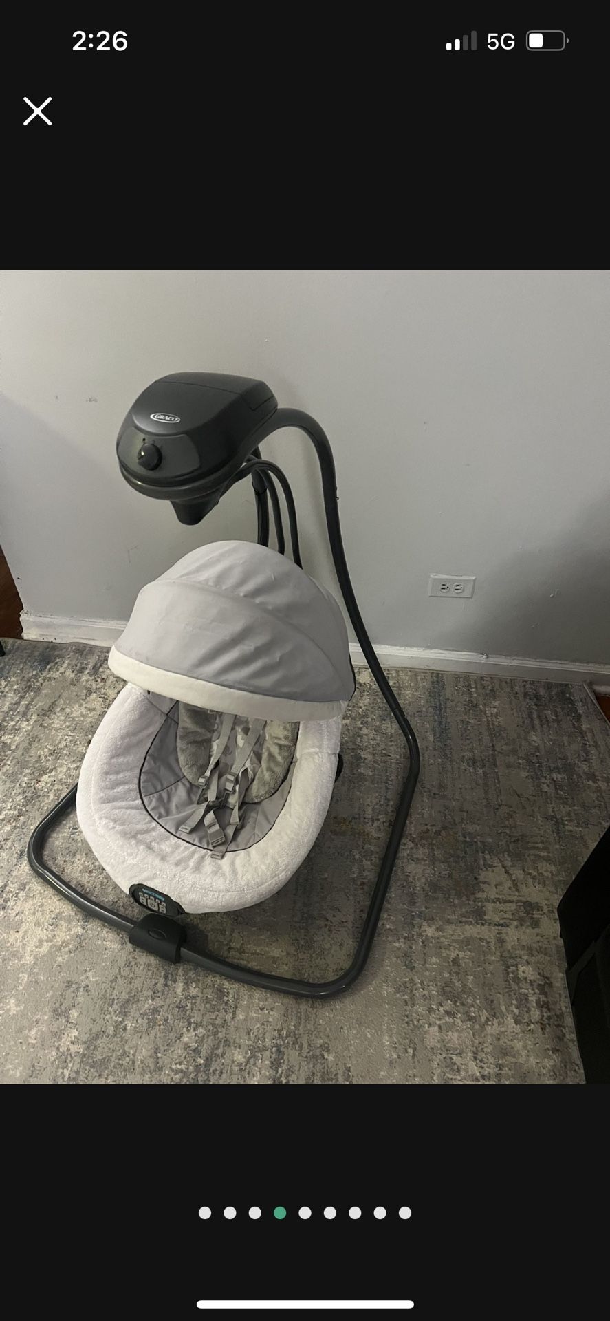 Grace Simple Sway Swings With Music Player And Charger