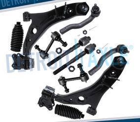 10pcs Front Control Arms Tie Rod End Suspension Set 2007-2014 Ford Edge Lincoln MKX