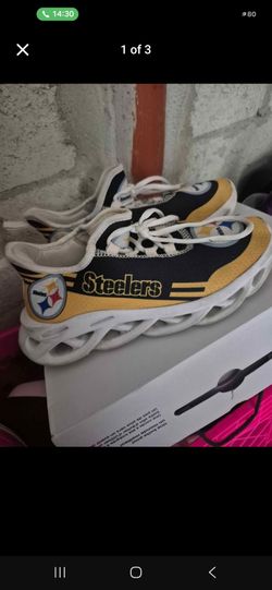 Size 7 women's STEELERS sneakers NFL shoes