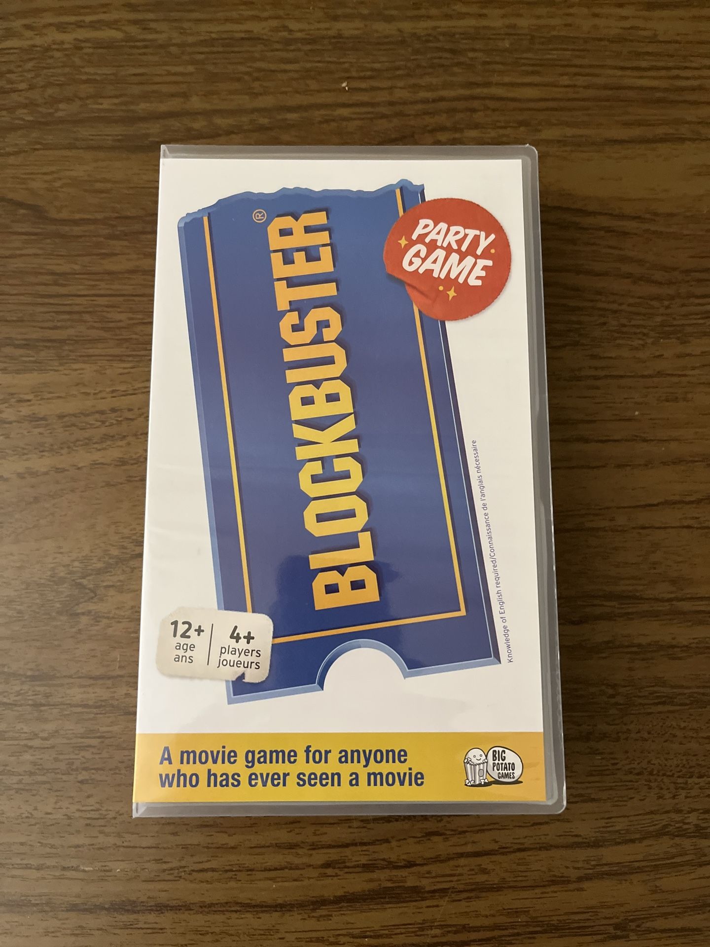 The Blockbuster Game: A Movie Party Game for the Whole Family New