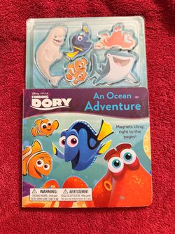 New Disney Finding Dory An Ocean Adventure Magnets Cling Book