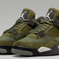 Jordan 4 Olive Green Shoes
