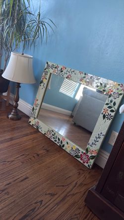 lamp and mirror