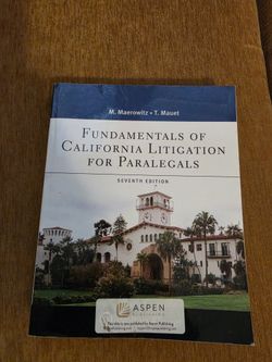Fundamentals of California Litigation For Paralegals