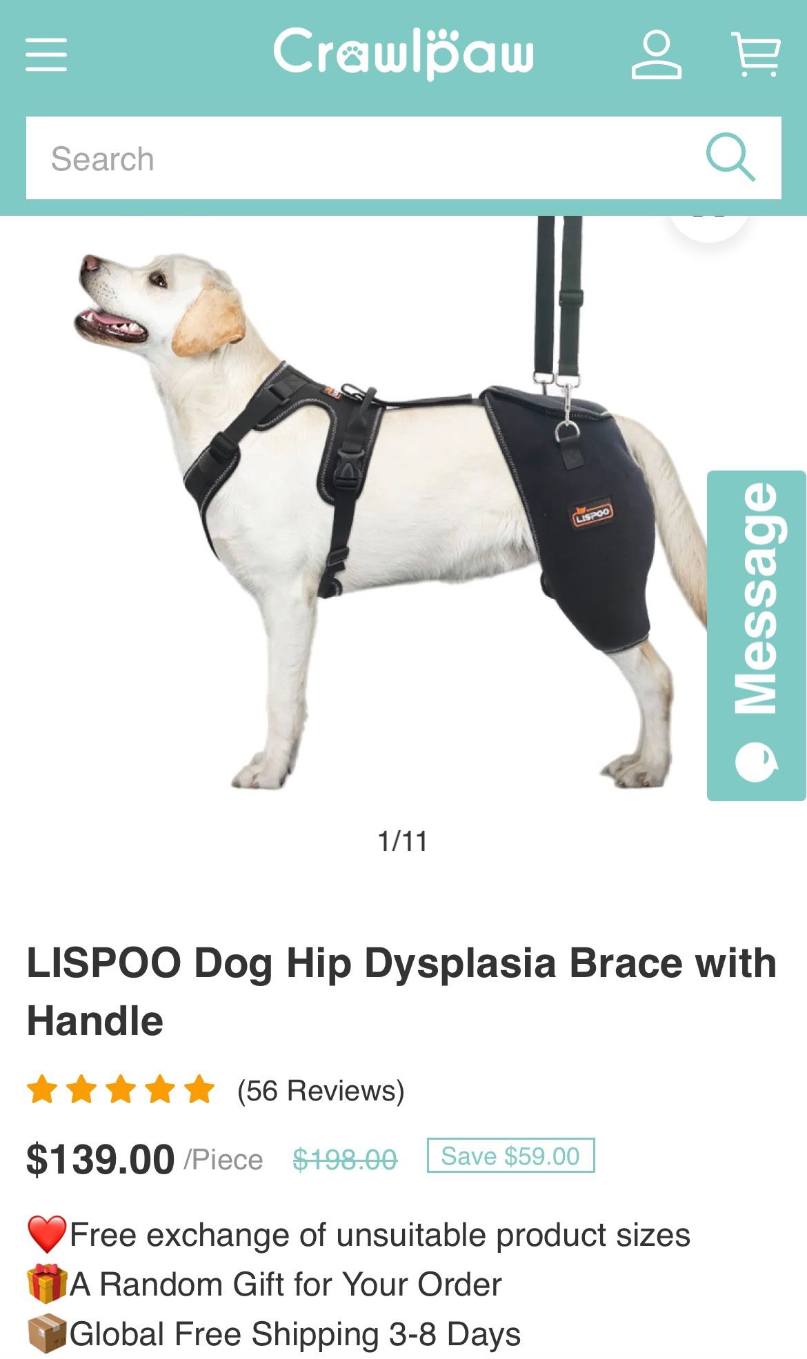 Lispoo Dog Brace