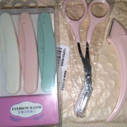 Eye brow trimming tools