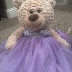 20" Quince Anos Quinceanera Last Doll Teddy Bear with Dress (Lavender)