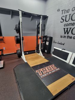 York Power Rack Half Cage Squat Rack