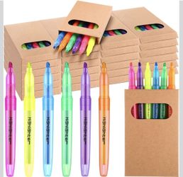 New Maitys 180 Pcs Bulk Highlighters with 30 Boxes(yellow Highlighters Only)