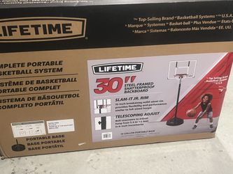 30” portable basketball court lifetime