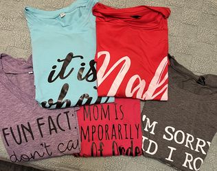 5 Women’s Novelty t-shirts