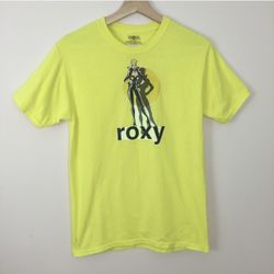 JERZEES Vintage Yellow "Roxy" Sexy Gal Graphic Tee