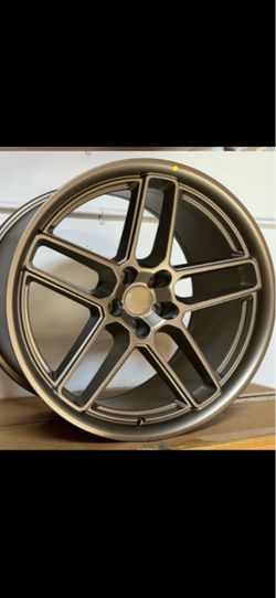 Dodge Charger 20” staggered new Matt bronze srt styie rims tires sets