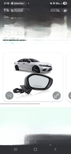 Right Passenger Side Mirror Honda Civic