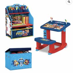 PAW Patrol 3-piece Art & Play Toddler Room set