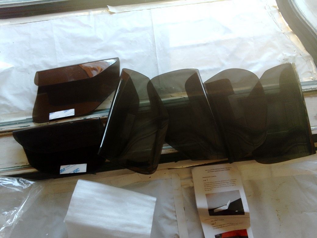 Smoked Taillights Covers For Mustang 2015+