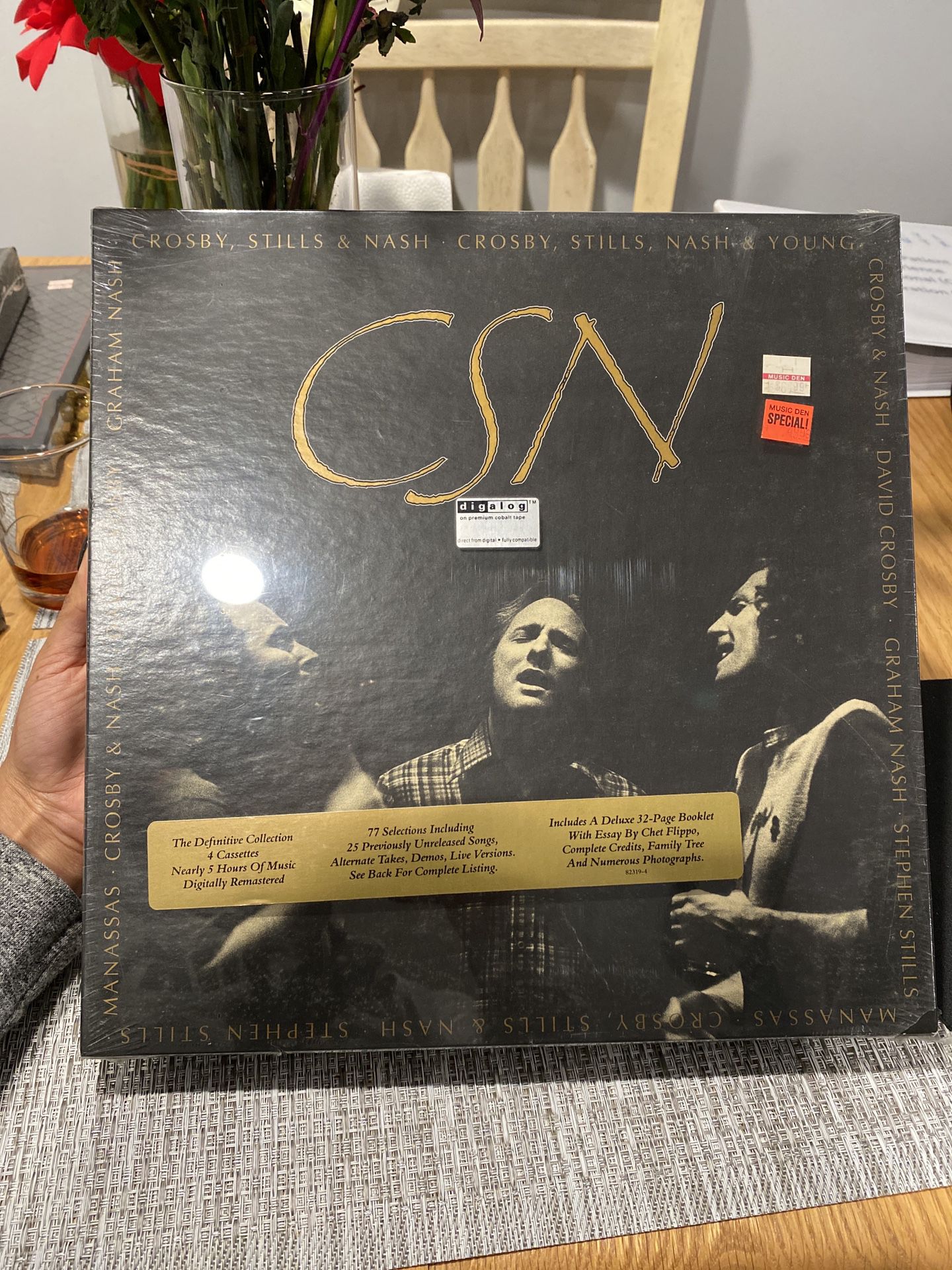 CSN [Box Set] [Box] by Crosby, Stills & Nash (Cassette, Oct-1991, 4 Discs,.... Condition is "Brand New". Shipped with USPS Media Mail.