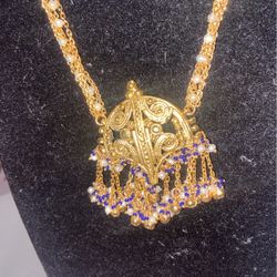 India Gold Tone Necklace 